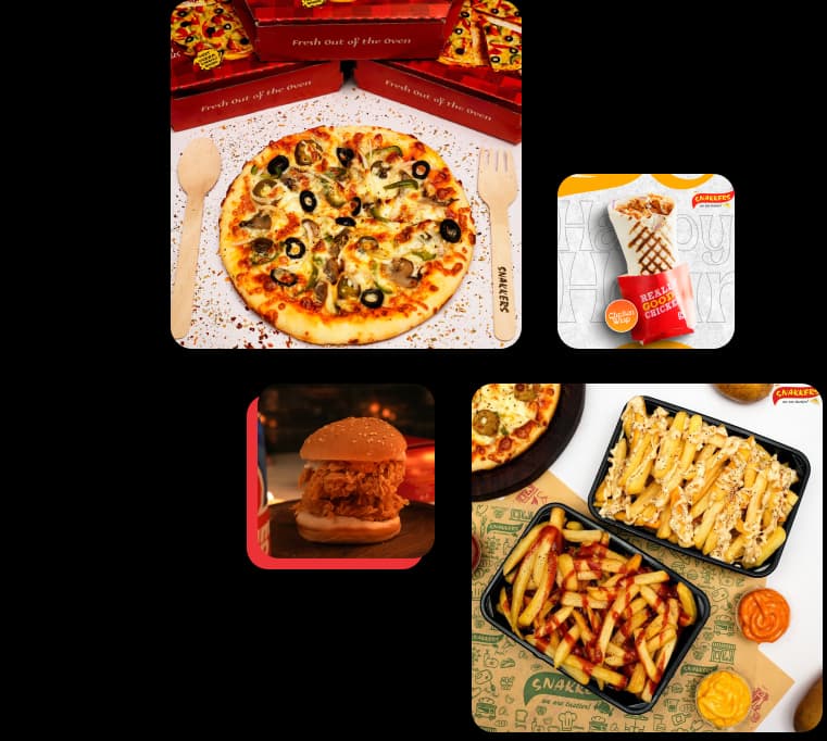 Fast Food menu burger by Snakkers